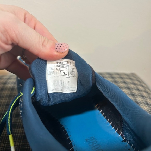 Brooks‎ Glycerin 15 Men's Running Shoes Blue Yellow Sz 10.5 Wide - Picture 4 of 7